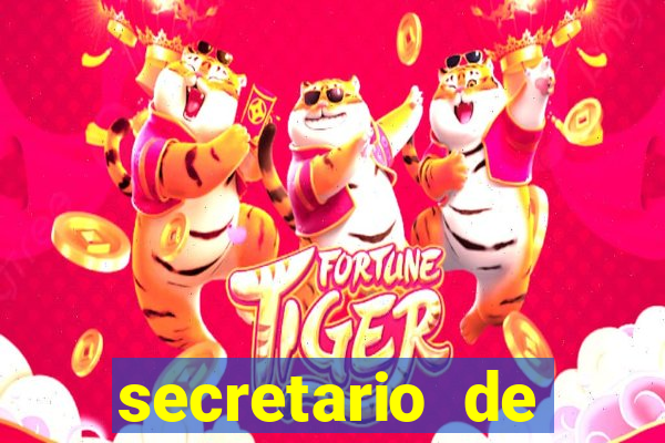 secretario de esporte salario